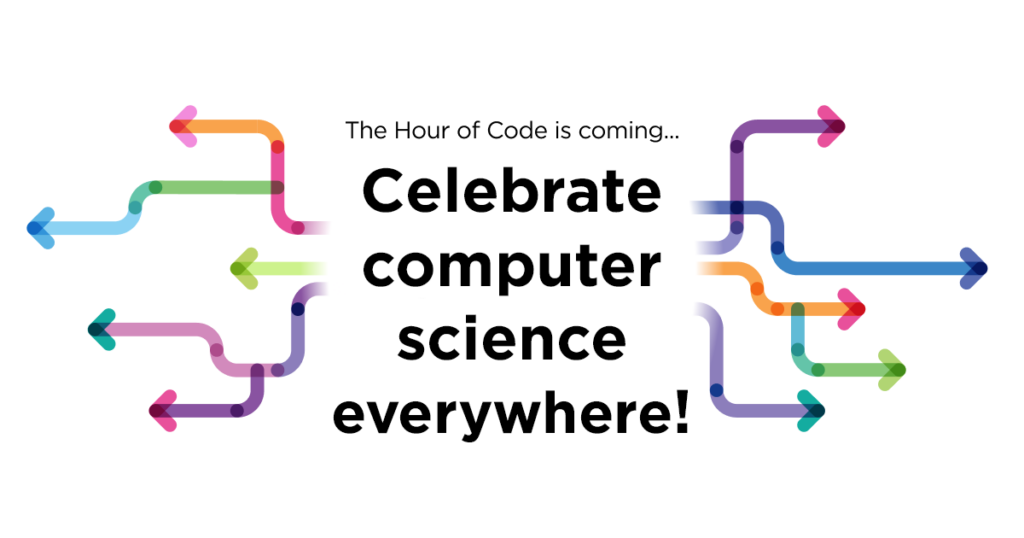 2021 Hour of Code CS is Everywhere logo