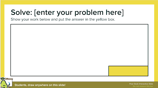 Solve enter your problem here