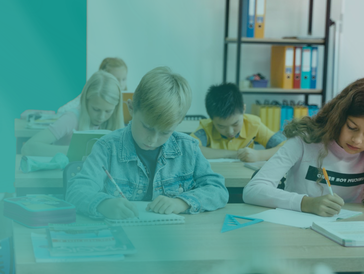 Kids in a classroom