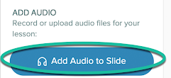 Add Audio to Slide image