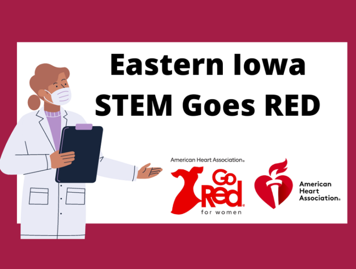 Eastern Iowa STEM Goes Red