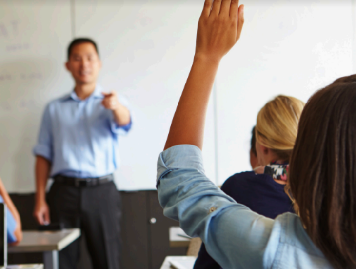 instructor leading a class