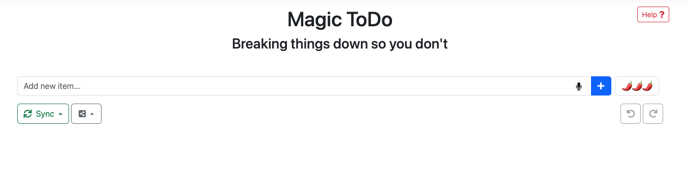 Magic To Do: Breaking things down so you don't have to