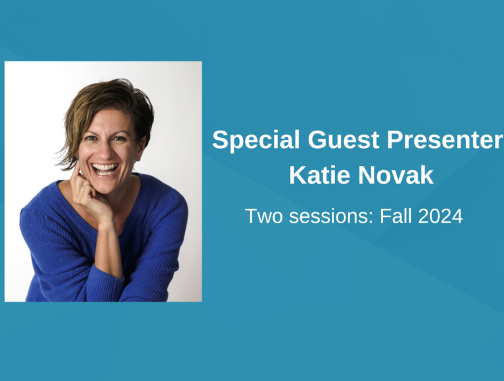 Special guest presenter katie novak, two sessions fall 2024